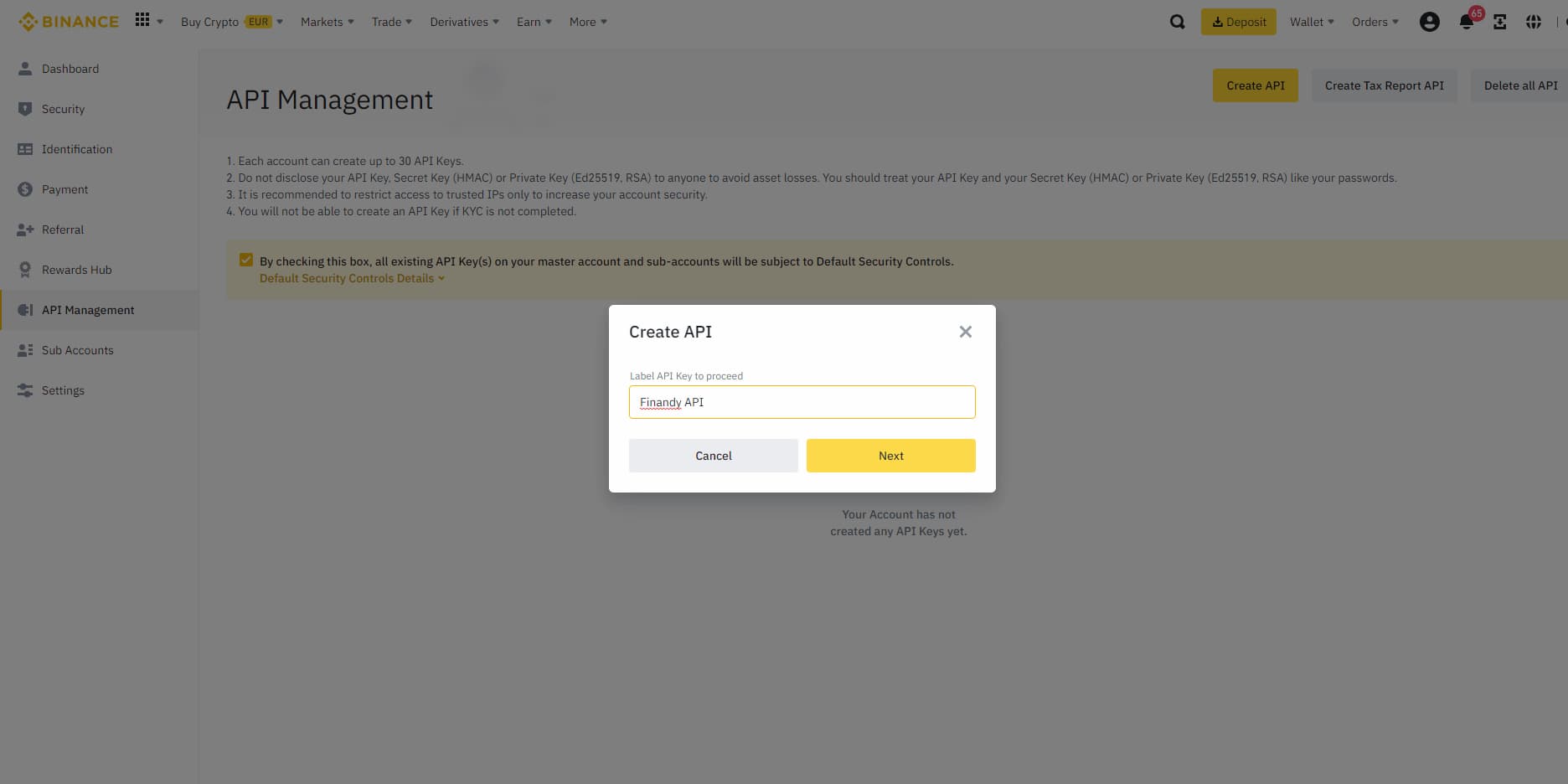 Create API